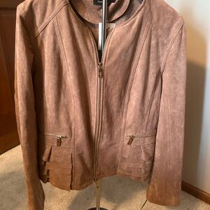 Ivanka Trump Brown Suede Jacket NWT